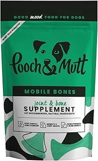 Pooch & Mutt - Mobile Bones, Supplement for Dog Joints (Comfort, Mobility and Strength), 200g