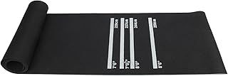 Darts Mat 300 X 62cm Professional Rubber Darts Mat 4 Throwing Distances Rubber Dart Mat Darts Accessories For Pub Club, Black
