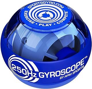 250Hz Gyroscope - Grip, Wrist and Forearm Strengthener for Sports and Rehabilitation (Classic)