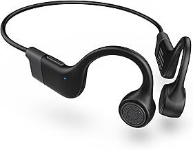 Bone Conduction Headphones, Open-Ear Bluetooth 5.3 Wireless Sport Headphones, Black
