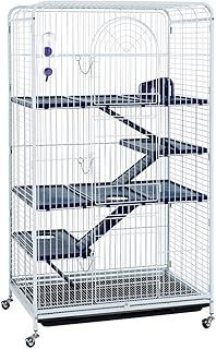 Little Friends Blenheim Extra Tall Rat Cage with Accessories, 140 cm, White
