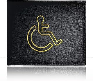 AKH® PU Leather Disabled Badge Holder Wallet - Blue Badge Timer Holder - Hologram Safe (Baby Pink)