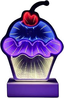 Gleneagles Cupcake Infinity Light - Neon Sign Making The Perfect Gaming Accessories for Room. Cute Bedroom Accessories, Stunning Gaming Bedroom Accessories with Infinity Effect. Desk Accessories.
