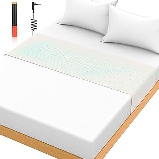 Grounding Fitted Sheets for All Mattress Sizes, 105.4 * 23.5 inch, White, 90% Cotton + 10% Silver Fiber, Hypoallergenic, Antimicrobial, Grounding