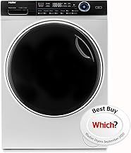 Haier HWD80-B14979 Freestanding Washer Dryer, Direct Motion and LED Display, 1400RPM, 8kg/5kg load, White