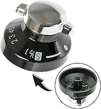 Genuine Gas Hob Oven Cooker Knob Control Switch (Black/Silver)