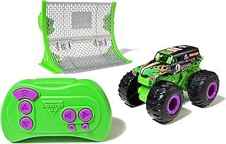 Monster Jam, Official Grave Digger Remote Control Monster Truck 1:64 Scale, Includes Ramp, RC Cars Kids’ Toys for Boys and Girls Ages 4 and up