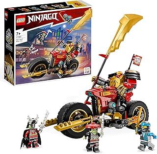 LEGO NINJAGO Kai’s Mech Rider EVO, Upgradable Ninja Motorbike Toy, Mech Action Figure and 2 Bone Warrior Minifigures, Collectible Toys for Kids, Boys & Girls 7 Plus Years Old 71783