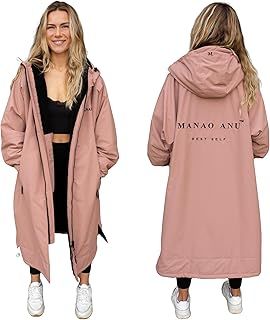 Adult Waterproof Changing Robe with Soft Fleece Lining - Waterproof Windproof Oversized Swim Coat - Swimming - Water-sports - Wild Swimming