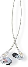 Shure SE425 PRO Wired Earbuds - Professional Sound Isolating Earphones with Detailed Sound, Dual-Driver Hybrid, Secure in-Ear Fit, Detachable Cable, Durable Quality - Clear (SE425-CL)