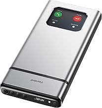 Metal Phone Lock Box, Cellphone Locker Box with Timer, Timed Safe Locked Container for Phone, Portable Smartphone Jail Storage for Kids Family Time Student Self Control Bad Habit-Silver