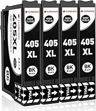 405 XL Black Ink Cartridges Compatible with Epson 405 XL 405XL Multipack for WorkForce Pro WF-4820 WF-3820 WF-7310 WF-7830 WF-7840 WF-4830 WF4820 WF3820 WF7310 WF7830 WF7840 WF4830, 4-Pack