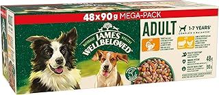 James Wellbeloved Adult Dog Food Mixed Selection in Gravy Pouch 48 x 90 g