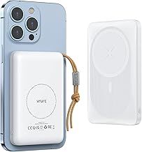 Magnetic Wireless Portable Charger,VRURC 10000mAh Wireless Power Bank PD 22.5W Fast Charging With USB Port Magnetic Battery Pack