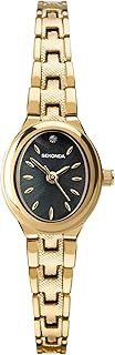 Sekonda Ladies Megan 21mm Oval Classic Analogue Watch with Mother of Pearl Stone Set Dial