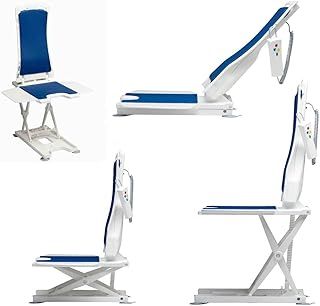 Bellavita Bathlift Lightweight Reclining Bath Lift Chair (Blue Covers)