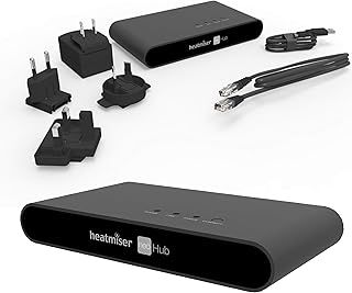 Heatmiser NeoHub Gen2 The Hub is Compatible with All Neo Series Models, neoStat, neoStat-e, neoStat-hw, neoAir & neoPlug Alexa Control Apple Home kit WiFi along with smart plug