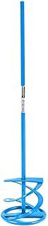 Italian Mixing Paddle 80 x 400 x 7mm - HEX - Painted Mixer, Whisk, Stirrer - Positive 2-Blade - for Plaster, Gypsum, Adheives, Concrete, Cement, Glue, Paint, DIY - TLTY-1010