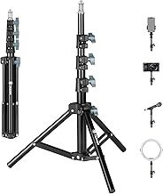 TARION Light Stand for Cameras Studio - 51"/130cm Portable Lighting Tripod Stand Mini Photography Light Stand Lightweight Foldable Tripod Stand Compact for Video Recording Videography TLS-02