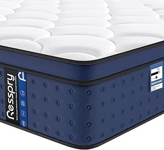 King Size Mattress, 12Inch Hybrid Mattress for Pressure Relief, Breathable Foam with Individually Pocket Spring, Medium Firm King Bed, Navyx Collection(150×200×30cm)