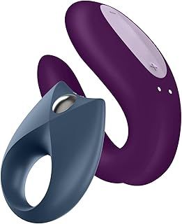 Satisfyer ‘Partner Box 2’ Couples Vibrator Set | Bluetooth Control | App-Enabled | Waterproof | Silicone | Rechargeable | Partner Box