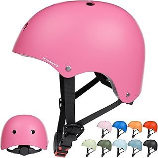 KORIMEFA Kids Bike Helmet Toddler Helmet for 2-13 Years Old Boys Girls Adjustable Skateboard Helmet Multi-Sports Lightweight Helmet Safety Protection Gear for BMX Cycling Skateboard Scooter