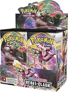 Pokemon TCG: Sword & Shield 2 Rebel Clash Booster Display