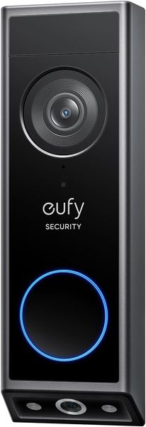 eufy Security Video Doorbell E340 Dual Cameras with Delivery Guard, 2K Full HD Wireless Video Doorbell Camera, Wired or Battery Powered, Color Night Vision, Expandable Local Storage(Renewed)