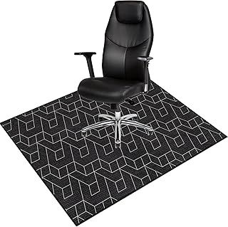 Lurowo Office Chair Mat, Non-Slip Printed Floor Mat for Office Chair 120 * 90cm, Easy to Clean Floor Protection Mat for Hard Floors (E)