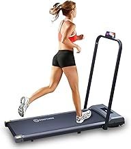 Dempower Walking Pad Treadmill, Under Desk Treadmill with Remote Control & LED Display, 0.75 HP - Walking Treadmills for Home Office Exercise, Adjustable Speed, 286 Lbs Capacity