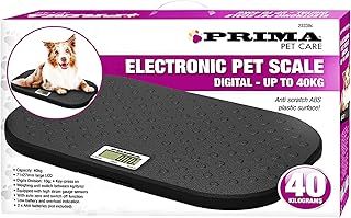 NTI 40KG Digital Home Electronic PET Scale | Newborn BABY Toddler 88 lbs Weighing Measure Machine Instant Health Check Midwife Bathroom Weight Scales With LCD Infant Animal UK FREE P&P, Black