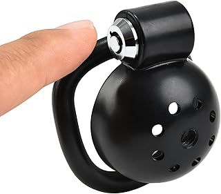 Men Beginner Cage Chastity Lock Adjustable Bird Cage Penis Chastity Device Cock Cage Inverted Chastity Adult Game Sex Toys Rooster Cage to Prevent Erection Bondage for Lovers