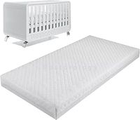 Premium Quality Baby Travel Cot Mattress Fits Most Graco/M&P/Babylo Deluxe/BabyBjörn/Silver Cross/Toddler cot Mattress - Removable Washable Zip Cover (Size : 117 x 54 x 6 cm)