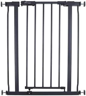 Dreambaby Ava Slimline Baby Safety Gate - Secure & Extendable Pressure Mounted Gate for Stairs and Dogs - 61-68cm Wide & 76cm Tall - Charcoal