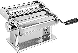 Marcato Pasta Machine, Pasta Maker, Pasta Roller for Handmade Fresh Pasta, Made in Italy, Chromed Steel, for Lasagna, Fettuccine, Tagliolini, Compatible with 12 Extra Pasta Shapes. Model: Atlas 180