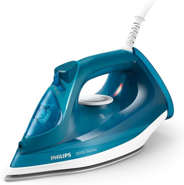 Philips Steam Iron 3000 Series, 2600W, 200g Boost, Ceramic Soleplate
