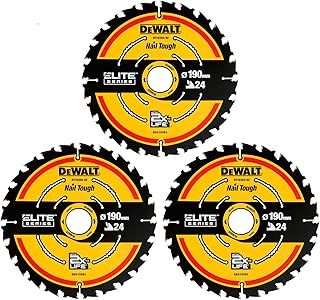 DEWALT DT10399-QZ Circular saw blades 3-piece pack 190 x 30