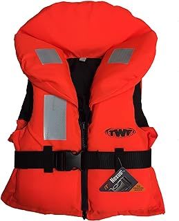 Kids 100N Approved Life Jacket Childs Children Boys Girls, Orange, 20-30KG