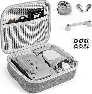 FPVtosky Mini 4K Carrying Case Hard Case für DJI Mini 2 SE/Mini 4K Drone Accessories Compact Case with 2 x Propeller Holder, 2 x Joystick and 1 x Joystick Protector
