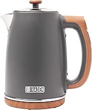 Haden Dorchester Temperature Control Kettle – 1.7L Digital LCD Display - 3000W Fast Boil Cordless 360 Base BPA-Free and Easy to Clean