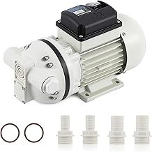 Mxmoonant 220V AC Transfer Pump for Diesel, Oil, Urea, Drinks, Multi-Liquid Diaphragm Pump, 25 Psi, 1.7 Bar, 400W, 40 Lpm/min, Self Priming, One Touch Start/Stop