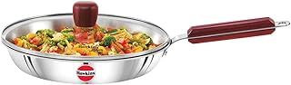 HAWKINS Triply 3 mm Stainless Steel Frying Pan Glass with Lid (26 cm)