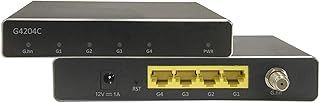 GIGA Copper G4204C - G.hn Wave2 EoC Modem - Gigabit Ethernet Over Coax, Network via Coaxial Cable (1600 Mbps, Latency <1ms, 4xGE)