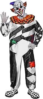 Spooktacular Creations Scary Clown Deluxe Men Costume Set for Halloween Dress Up Party (Large)
