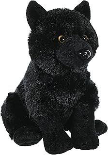WILD REPUBLIC 23075 cuddlekins wolf black Stuffed Animal Plush Toy