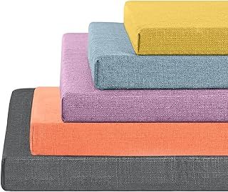 AERTMS Custom Size Bench Cushion,Window Seat Cushion Non Slip Washable Personalized Cushions Indoor Outdoor Furniture Bench Cushion Garden Patio Swing Sofa Seat Pad (3cm)