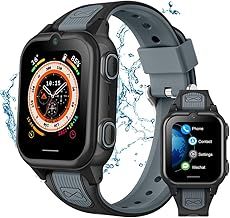 4G Kids Smartwatch Phone with GPS Tracker, Two-way Calling, Video Call & SOS Alert | Geo-Fence, Class Mode, Camera, Pedometer, Calculator | Waterproof Kids Smart Watch for Boys Girls Aged 5-12 Gift
