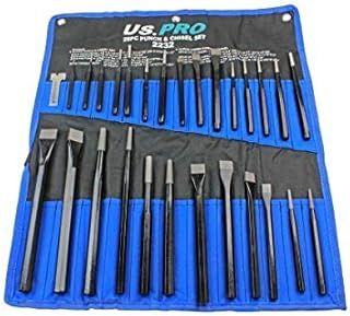 US PRO Tools 28pc Punch & Chisel Tool Set, Punches and Chisels 2232