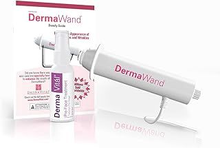 DermaWand Anti-Aging Skin Care Kit - High Frequency Microcurrent Face Massager w/Face Cream, Facial Moisturizer - Reduces the Appearance of Fine Lines and Wrinkles and Improves Skin Tone