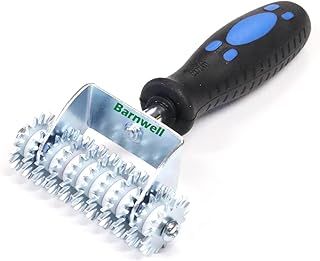 Spiked Star Wheel Carpet Heat Seam Roller 3" Rubber Handle